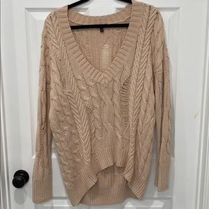 EXPRESS light pink sweater